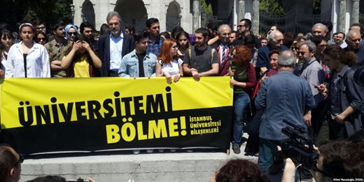  Üniversitelere siyasi müdahale kabul edilemez