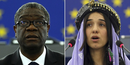 We congratulate Murad and Mukwege