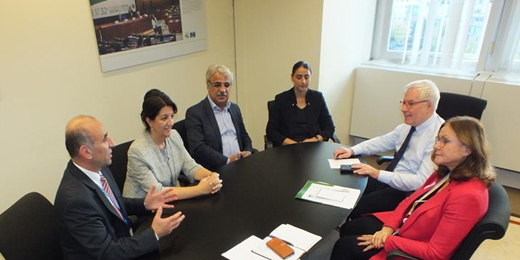 Buldan, Avrupa Konseyi Yerel Yönetimler Kongresi Başkanı ile görüştü