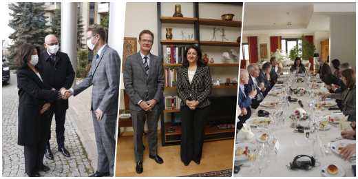 Co-chair Buldan met with the ambassadors of EU countries