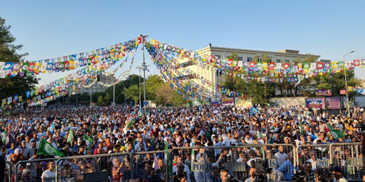 Sancar: HDP’yi bitireceklerini sananlar bu meydana baksınlar, bu iradeyi görsünler