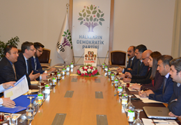 Fransa ve Almanya heyetlerinin grubumuzu ziyareti