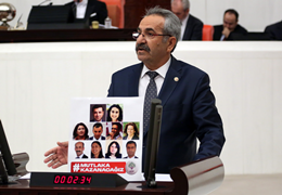 Behçet Yıldırım, Meclis kürsüsünde Balukenin mesajını okudu