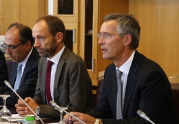 NATO Genel Sekreteri Jens Stoltenberg ile görüşme