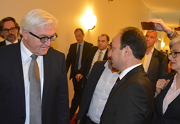 Almanya Dışişleri Bakanı Steinmeier ile görüşmemiz