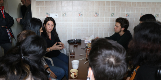 Buldan Boğaziçi öğrencilerini ziyaret etti