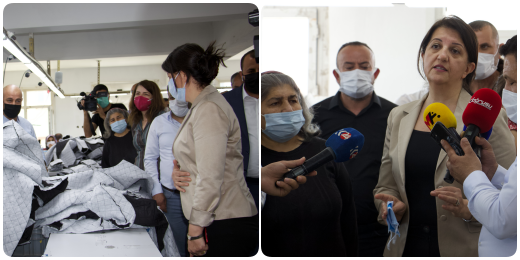 Buldan çalışan kadınların bayramını kutladı: Hangi emekçi, kadın ve halk haksızlığa uğruyorsa HDP onun yanındadır