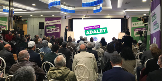 Partimizin "Herkes İçin Adalet" kampanyası büyük coşkuyla başladı
