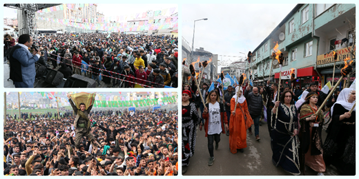 Newroz alanlarından ortak mesaj: AKP-MHP iktidarından hesap soracağız!