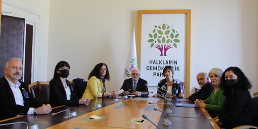 SES heyeti Grup Başkanvekillerimiz ile görüştü