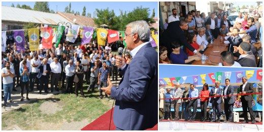 Sancar Erzurum’da: Her türlü imkansızlığa, kuşatmaya ve saldırıya rağmen belediyelerimiz halk için hizmet üretiyor