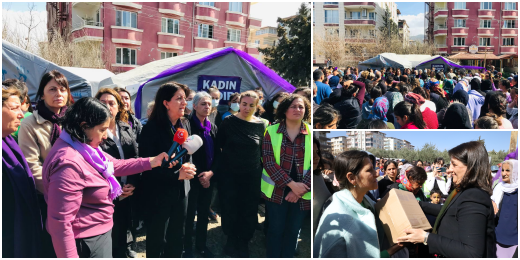 Buldan Hatay’daki kadın çadırında: Söz veriyoruz, sizleri yalnız bırakmayacağız