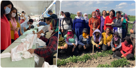 Buldandan tekstil işçisi kadınlara ziyaret: Bu ülkeyi yönetenler emekçi kadınların alın terini yok sayıyor