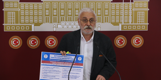 Partimizden Meclis’e çağrı: Topluma hiçbir şey vaat etmeyen 2020 bütçesi tekrar ele alınmalıdır