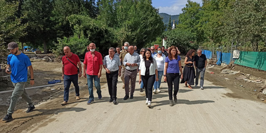 Heyetimiz selin vurduğu Karadeniz’de: Bu ülkeyi yöneteceğiz ve felaketlere yol açan uygulamalara izin vermeyeceğiz
