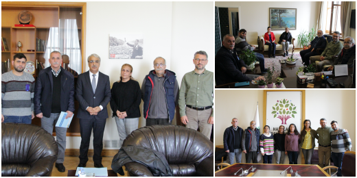 Suruç Aileleri İnisiyatifi Sancarı ziyaret etti