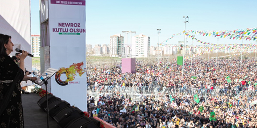 Buldan, Newroz alanından seslendi: Ankara, Tayyip Erdoğan bu meydanı gör artık