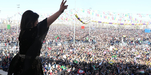 Milyonlar tecridin kaldırılması talebiyle Newroz meydanlarındaydı
