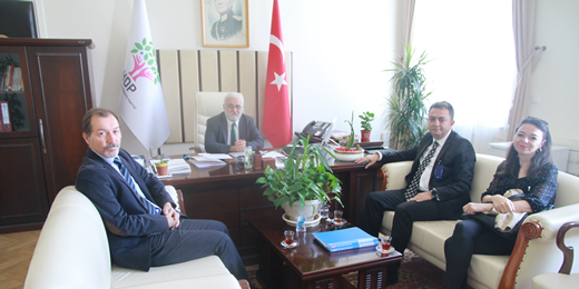Maden Mühendisleri Odası yöneticilerinin Meclis Grubumuzu ziyareti