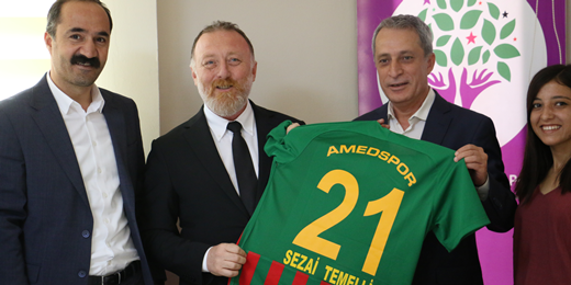 Amedspor’dan HDP’ye ziyaret: Türkiye’nin barış kervanı olmaya hazırız