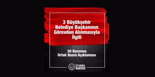 30 baronun ortak açıklaması: Kayyum utancına ikinci kez tanıklık ediyoruz