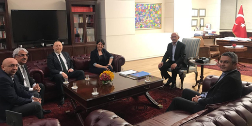Eş Genel Başkanlarımızdan Kılıçdaroğluna geçmiş olsun ziyareti