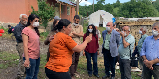 Heyetimiz depremin yaşandığı Bingölde incelemelerde bulundu