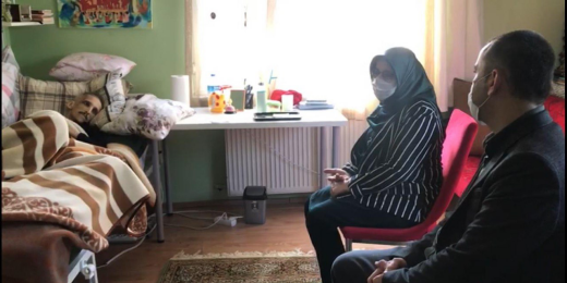 Ölüm orucundaki Grup Yorum üyesi İbrahim Gökçeki ziyaret ettik
