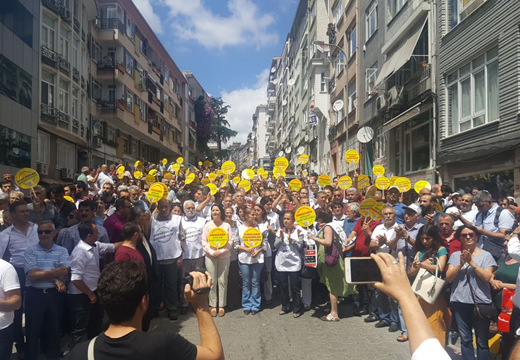 Vicdan ve Adalet Nöbeti İstanbulda 