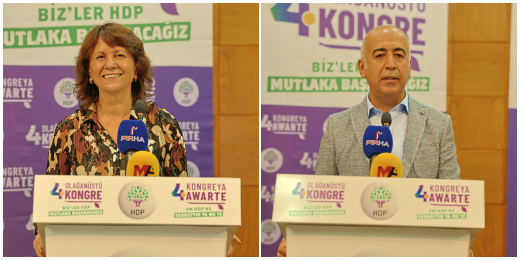 HDP yeni Eş Genel Başkanlarını seçti: Bu mücadele mutlaka zafere ulaşacak