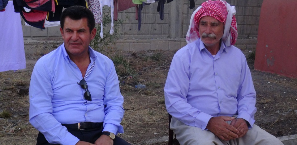 HDP Milletvekili Dora Şırnaka gelen Ezidileri ziyaret etti
