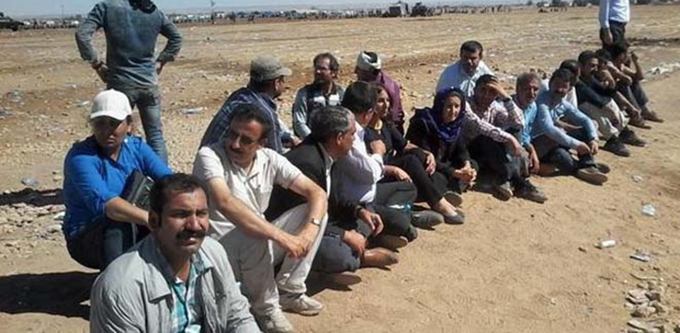 HDP Milletvekilleri sınırda oturma eylemine başladı