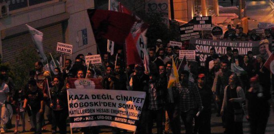 HDP Tuzlada Soma için yürüdü